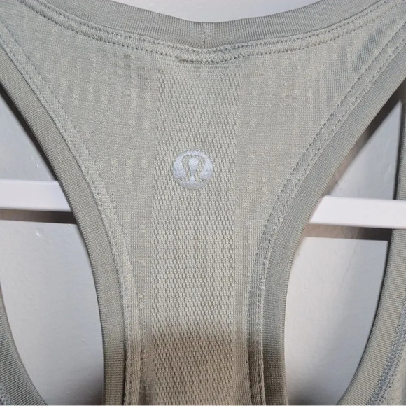 Lululemon‎ Swiftly Racerback Tank 6 Grey Stretch Activewear Breathable - Picture 3 of 8